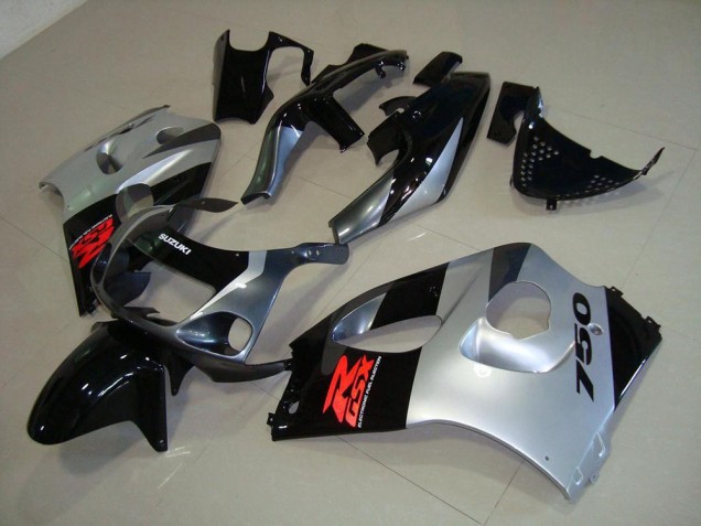 1996-2000 Silver Suzuki GSXR 600 Motorcycle Fairing UK Factory 1996-2000 Silver Suzuki GSXR 600 Motorcycle Fairing UK Factory
