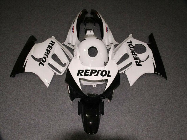 1995-1998 White Black Repsol Honda CBR600 F3 Motorcycle Bodywork UK Factory 1995-1998 White Black Repsol Honda CBR600 F3 Motorcycle Bodywork UK Factory