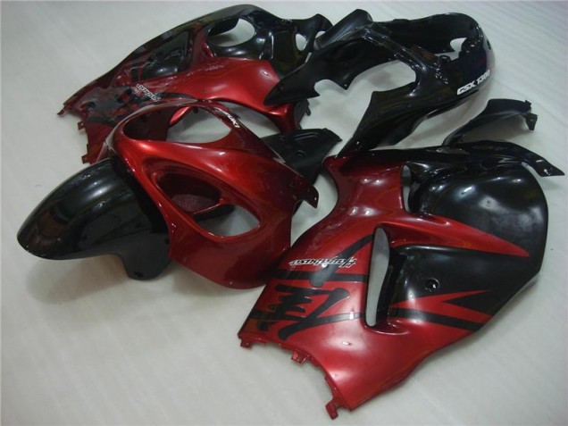 1996-2007 Red Black Suzuki GSXR 1300 Hayabusa Motorcycle Fairing Kit UK Factory 1996-2007 Red Black Suzuki GSXR 1300 Hayabusa Motorcycle Fairing Kit UK Factory