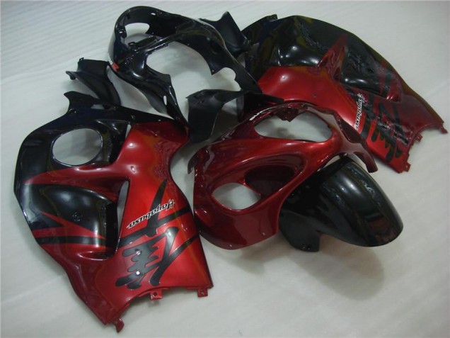 1996-2007 Red Black Suzuki GSXR 1300 Hayabusa Motorcycle Fairing Kit UK Factory 1996-2007 Red Black Suzuki GSXR 1300 Hayabusa Motorcycle Fairing Kit UK Factory