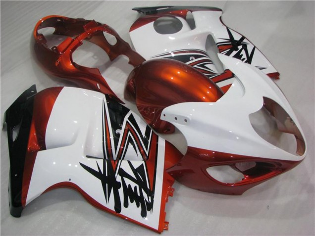 1996-2007 Orange White Black Suzuki GSXR 1300 Hayabusa Bike Fairings UK Factory 1996-2007 Orange White Black Suzuki GSXR 1300 Hayabusa Bike Fairings UK Factory