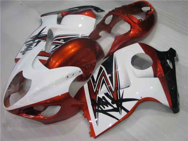 1996-2007 Orange White Black Suzuki GSXR 1300 Hayabusa Bike Fairings UK Factory 1996-2007 Orange White Black Suzuki GSXR 1300 Hayabusa Bike Fairings UK Factory