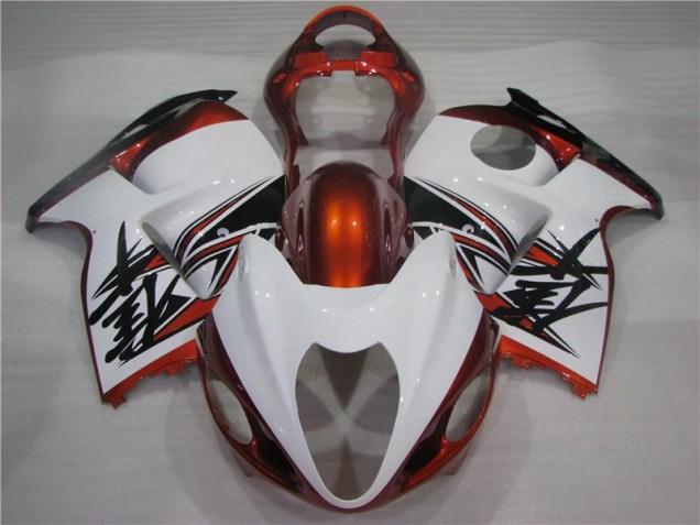 1996-2007 Orange White Black Suzuki GSXR 1300 Hayabusa Bike Fairings UK Factory 1996-2007 Orange White Black Suzuki GSXR 1300 Hayabusa Bike Fairings UK Factory