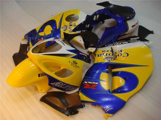1996-2007 Ellow Blue Suzuki GSXR 1300 Hayabusa Bike Fairings UK Factory 1996-2007 Ellow Blue Suzuki GSXR 1300 Hayabusa Bike Fairings UK Factory