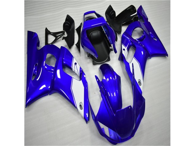 1998-2002 White Blue Yamaha YZF R6 Bike Fairings & Bodywork UK Factory 1998-2002 White Blue Yamaha YZF R6 Bike Fairings & Bodywork UK Factory