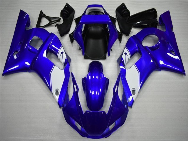 1998-2002 White Blue Yamaha YZF R6 Bike Fairings & Bodywork UK Factory 1998-2002 White Blue Yamaha YZF R6 Bike Fairings & Bodywork UK Factory
