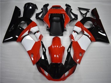 1998-2002 Black White Yamaha YZF R6 Motorbike Fairing UK Factory