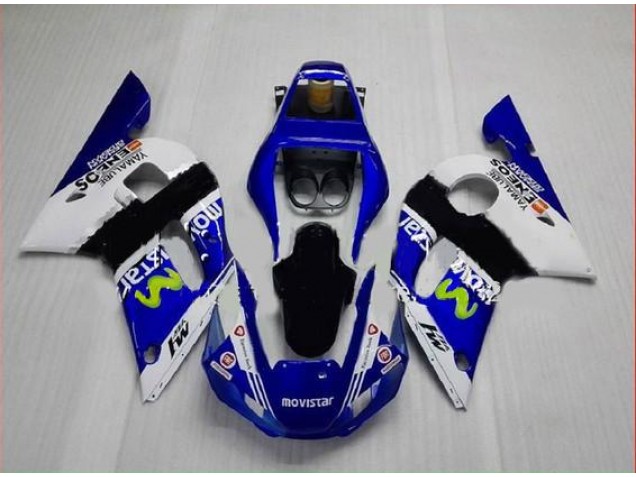 1998-2002 Blue Green White Yamaha YZF R6 Motorbike Fairing UK Factory 1998-2002 Blue Green White Yamaha YZF R6 Motorbike Fairing UK Factory