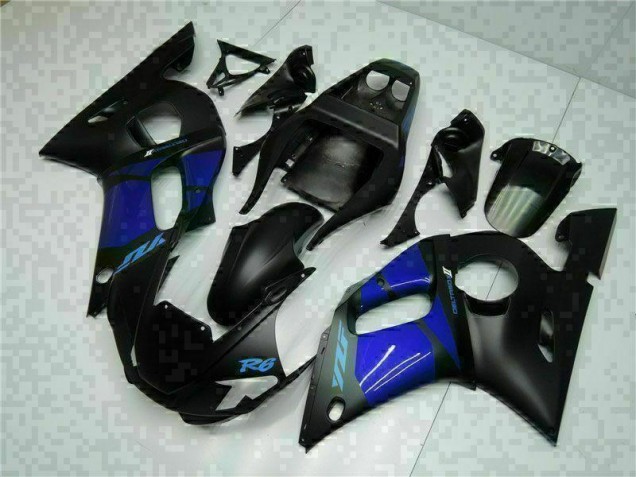 1998-2002 Blue Black Yamaha YZF R6 Bike Fairing Kit UK Factory 1998-2002 Blue Black Yamaha YZF R6 Bike Fairing Kit UK Factory