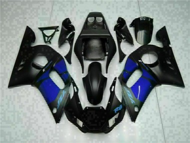 1998-2002 Blue Black Yamaha YZF R6 Bike Fairing Kit UK Factory