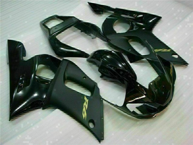 1998-2002 Black Yamaha YZF R6 Motorcycle Replacement Fairings UK Factory