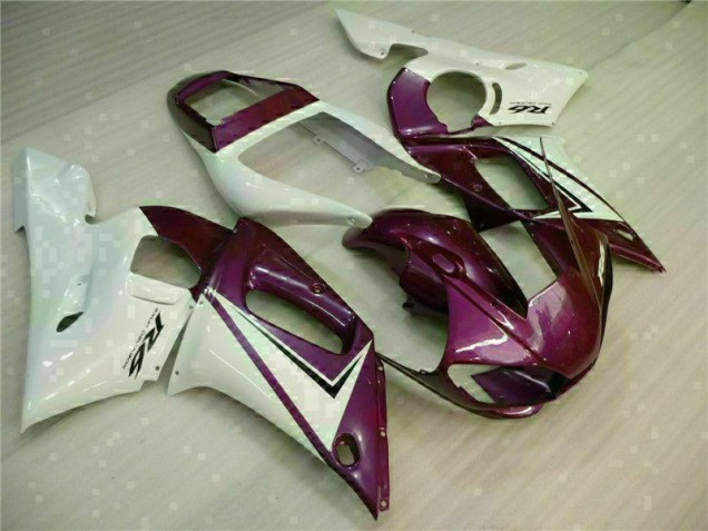 1998-2002 Purple White Yamaha YZF R6 Replacement Fairings UK Factory 1998-2002 Purple White Yamaha YZF R6 Replacement Fairings UK Factory