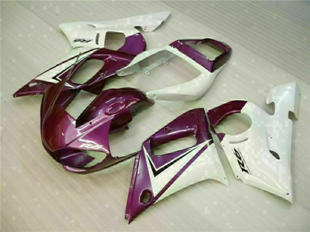 1998-2002 Purple White Yamaha YZF R6 Replacement Fairings UK Factory 1998-2002 Purple White Yamaha YZF R6 Replacement Fairings UK Factory