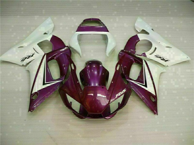 1998-2002 Purple White Yamaha YZF R6 Replacement Fairings UK Factory 1998-2002 Purple White Yamaha YZF R6 Replacement Fairings UK Factory