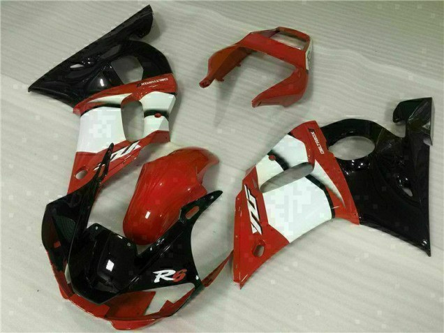 1998-2002 Red White Yamaha YZF R6 Motor Fairings UK Factory 1998-2002 Red White Yamaha YZF R6 Motor Fairings UK Factory