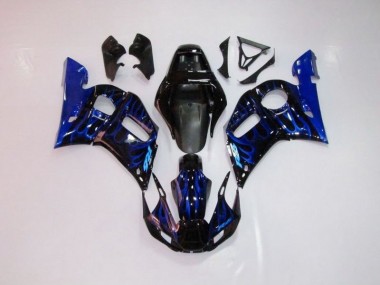 1998-2002 Blue Flame Yamaha YZF R6 Motorcycle Fairings UK Factory