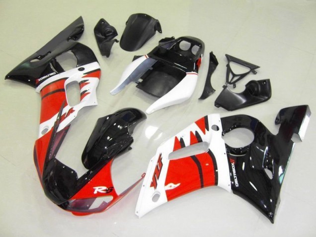 1998-2002 Red White Black Yamaha YZF R6 Motorbike Fairing UK Factory 1998-2002 Red White Black Yamaha YZF R6 Motorbike Fairing UK Factory