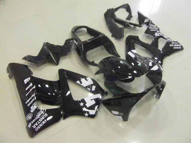 2000-2001 Glossy Black with Start Honda CBR900RR 929 Bike Fairings UK Factory 2000-2001 Glossy Black with Start Honda CBR900RR 929 Bike Fairings UK Factory