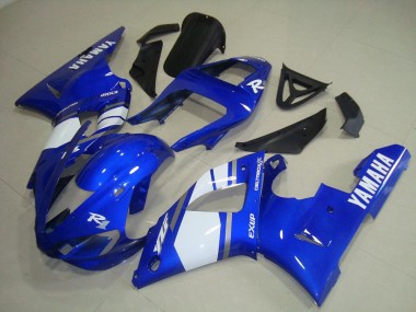 2000-2001 Blue White Yamaha YZF R1 Motorcycle Fairings & Bodywork UK Factory