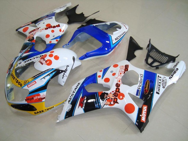 2000-2002 Pepe Phone Suzuki GSXR 1000 Motorcylce Fairings UK Factory 2000-2002 Pepe Phone Suzuki GSXR 1000 Motorcylce Fairings UK Factory