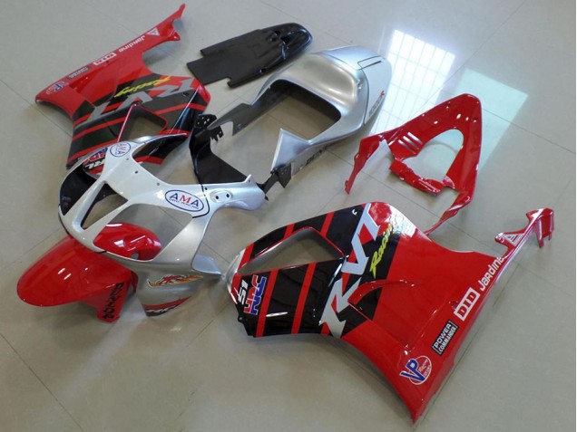 2000-2006 Red Silver Honda VTR1000 Motorbike Fairing UK Factory 2000-2006 Red Silver Honda VTR1000 Motorbike Fairing UK Factory
