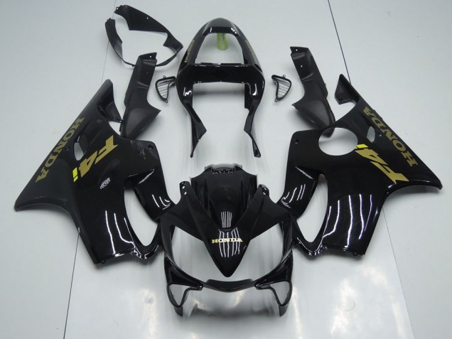 2001-2003 Black Gold Honda CBR600 F4i Motorcycle Fairing UK Factory 2001-2003 Black Gold Honda CBR600 F4i Motorcycle Fairing UK Factory