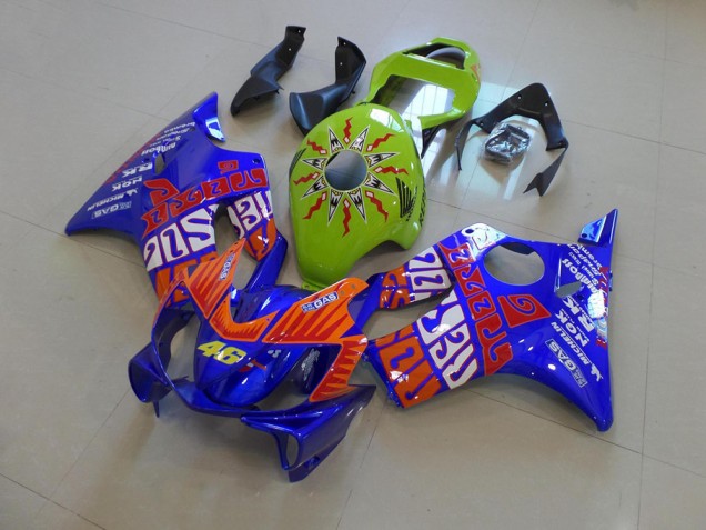 2001-2003 Blue Rossi Honda CBR600 F4i Replacement Motorcycle Fairings UK Factory 2001-2003 Blue Rossi Honda CBR600 F4i Replacement Motorcycle Fairings UK Factory