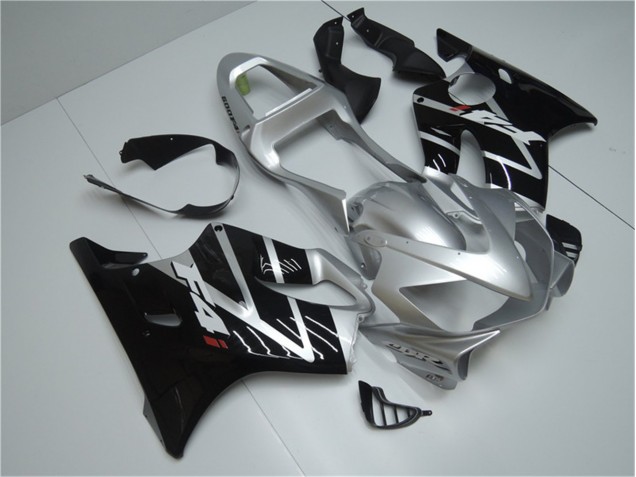 2001-2003 Silver Black Honda CBR600 F4i Motor Bike Fairings UK Factory 2001-2003 Silver Black Honda CBR600 F4i Motor Bike Fairings UK Factory