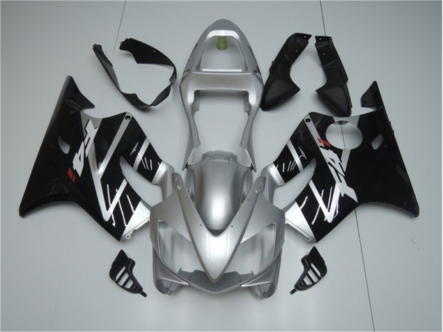 2001-2003 Silver Black Honda CBR600 F4i Motor Bike Fairings UK Factory 2001-2003 Silver Black Honda CBR600 F4i Motor Bike Fairings UK Factory