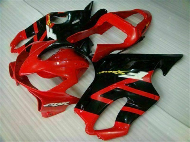 2001-2003 Red Black Honda CBR600 F4i Motorcycle Fairings Kits UK Factory 2001-2003 Red Black Honda CBR600 F4i Motorcycle Fairings Kits UK Factory