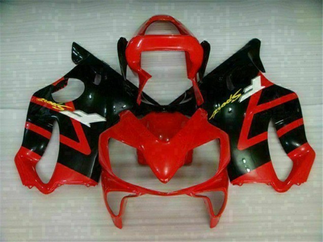 2001-2003 Red Black Honda CBR600 F4i Motorcycle Fairings Kits UK Factory 2001-2003 Red Black Honda CBR600 F4i Motorcycle Fairings Kits UK Factory