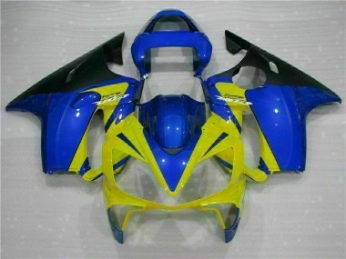 2001-2003 Yellow Blue Honda CBR600 F4i Motorcycle Fairings MF1517 UK Factory