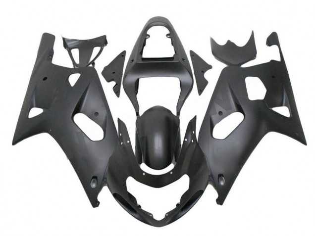 2001-2003 Matte Black Suzuki GSXR 600/750 Motorcycle Fairings Kit UK Factory 2001-2003 Matte Black Suzuki GSXR 600/750 Motorcycle Fairings Kit UK Factory