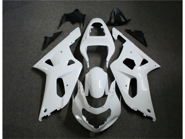 2001-2003 White Suzuki GSXR 600/750 Motorcycle Fairing UK Factory 2001-2003 White Suzuki GSXR 600/750 Motorcycle Fairing UK Factory