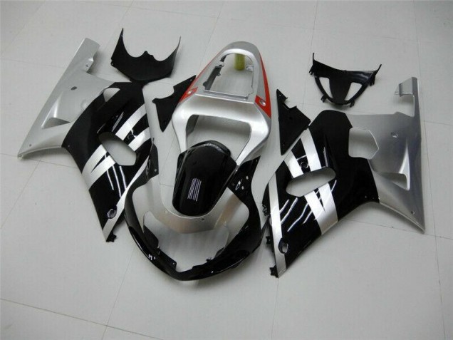 2001-2003 Black Silver Suzuki GSXR 600/750 Motorbike Fairing UK Factory 2001-2003 Black Silver Suzuki GSXR 600/750 Motorbike Fairing UK Factory