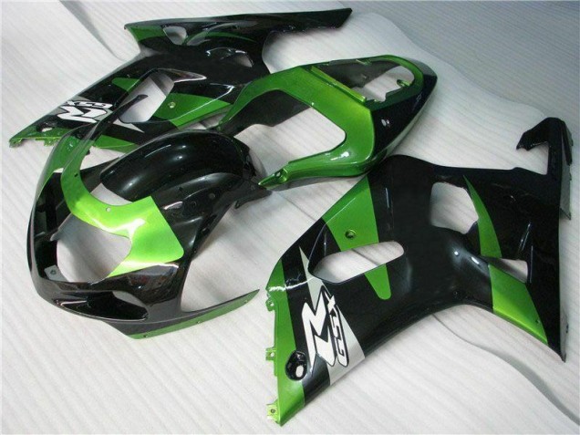 2001-2003 Green Black Suzuki GSXR 600/750 Motorbike Fairing UK Factory 2001-2003 Green Black Suzuki GSXR 600/750 Motorbike Fairing UK Factory