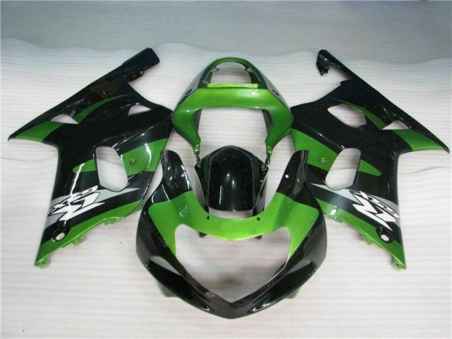 2001-2003 Green Black Suzuki GSXR 600/750 Motorbike Fairing UK Factory 2001-2003 Green Black Suzuki GSXR 600/750 Motorbike Fairing UK Factory