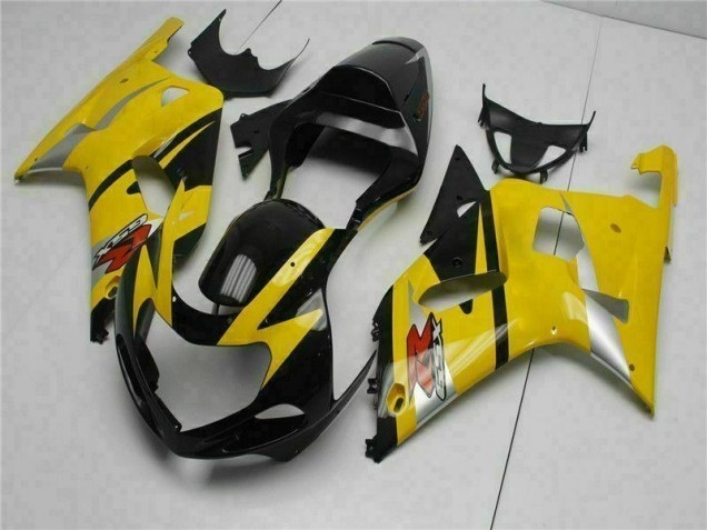 2001-2003 Yellow Suzuki GSXR 600/750 Replacement Motorcycle Fairings UK Factory 2001-2003 Yellow Suzuki GSXR 600/750 Replacement Motorcycle Fairings UK Factory