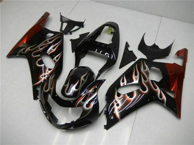 2001-2003 Black Suzuki GSXR 600/750 Motorcycle Bodywork UK Factory 2001-2003 Black Suzuki GSXR 600/750 Motorcycle Bodywork UK Factory