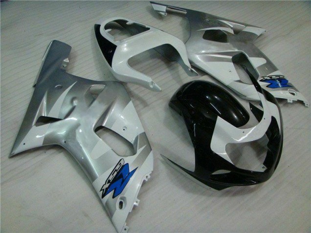 2001-2003 Silver Black Suzuki GSXR 600/750 Motorbike Fairing Kits UK Factory 2001-2003 Silver Black Suzuki GSXR 600/750 Motorbike Fairing Kits UK Factory