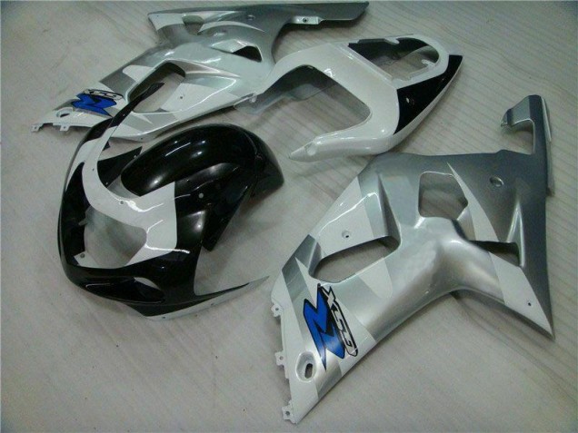 2001-2003 Silver Black Suzuki GSXR 600/750 Motorbike Fairing Kits UK Factory 2001-2003 Silver Black Suzuki GSXR 600/750 Motorbike Fairing Kits UK Factory