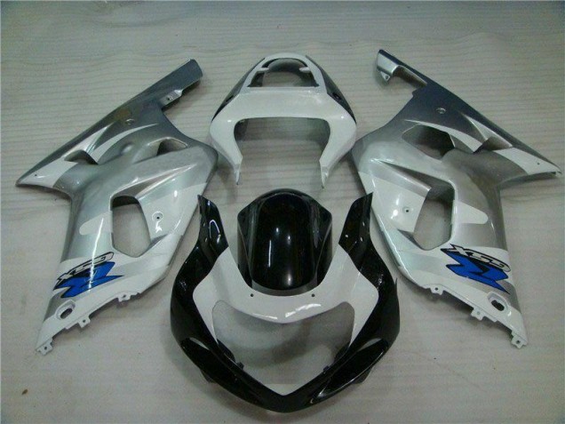 2001-2003 Silver Black Suzuki GSXR 600/750 Motorbike Fairing Kits UK Factory 2001-2003 Silver Black Suzuki GSXR 600/750 Motorbike Fairing Kits UK Factory