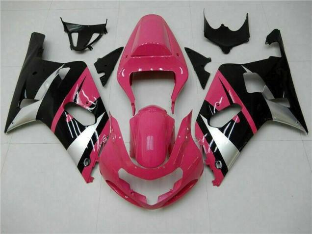 2001-2003 Pink Black Suzuki GSXR 600/750 Replacement Fairings UK Factory 2001-2003 Pink Black Suzuki GSXR 600/750 Replacement Fairings UK Factory