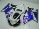 2001-2003 White Blue Suzuki GSXR 600/750 Motorcycle Fairings Kit UK Factory 2001-2003 White Blue Suzuki GSXR 600/750 Motorcycle Fairings Kit UK Factory