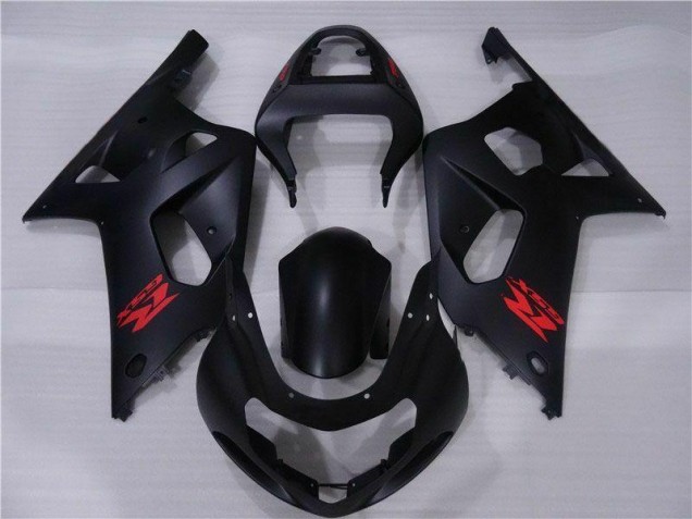 2001-2003 Black Suzuki GSXR 600/750 Motorcycle Fairings UK Factory 2001-2003 Black Suzuki GSXR 600/750 Motorcycle Fairings UK Factory