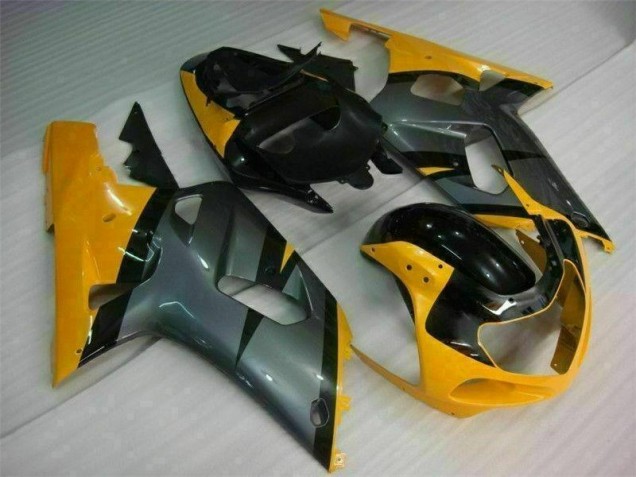 2001-2003 Black Yellow Suzuki GSXR 600/750 Bike Fairing UK Factory 2001-2003 Black Yellow Suzuki GSXR 600/750 Bike Fairing UK Factory