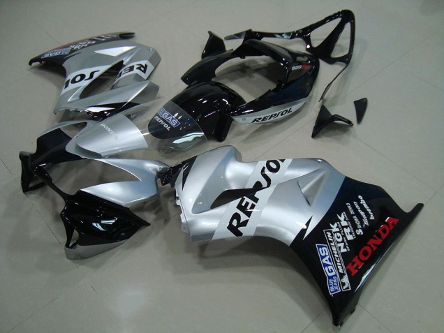 2002-2013 Silver Repsol Honda VFR800 Moto Fairings UK Factory 2002-2013 Silver Repsol Honda VFR800 Moto Fairings UK Factory