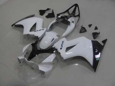 2002-2012 White Black Honda VFR800 Motorcycle Fairings MF2766 UK Factory