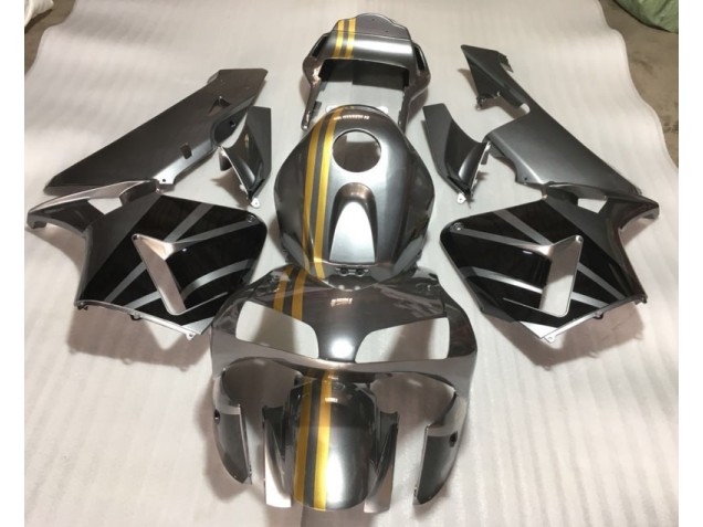 2003-2004 Silver Gold Black Honda CBR600RR Replacement Motorcycle Fairings UK Factory 2003-2004 Silver Gold Black Honda CBR600RR Replacement Motorcycle Fairings UK Factory