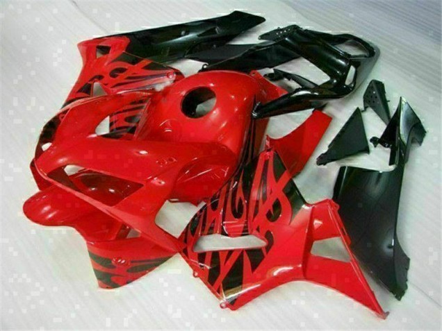 2003-2004 Red Black Honda CBR600RR Motorbike Fairing Kits & Bodywork UK Factory 2003-2004 Red Black Honda CBR600RR Motorbike Fairing Kits & Bodywork UK Factory
